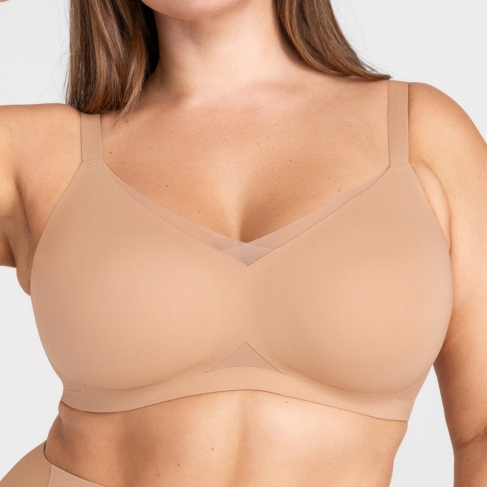 Sz 1X Sand Honeylove CrossOver Bra